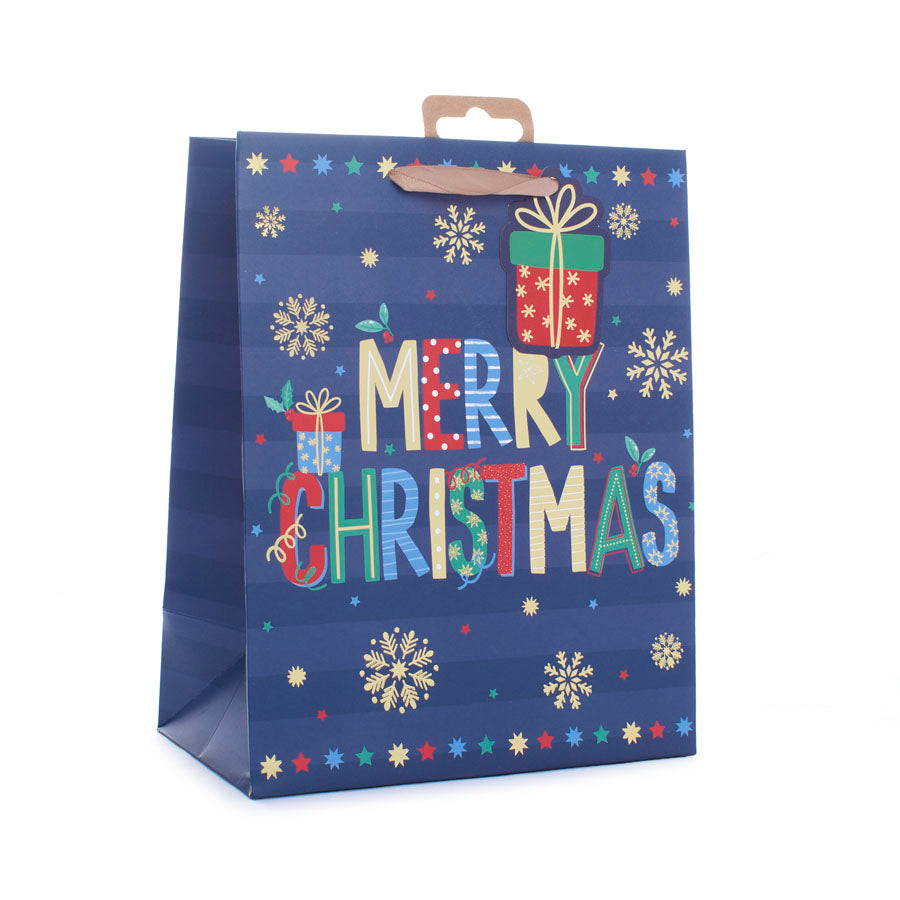 Gift Bag Text Medium 12pk