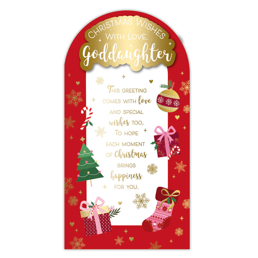 Prelude Platinum C55 Christmas Goddaughter 6pk