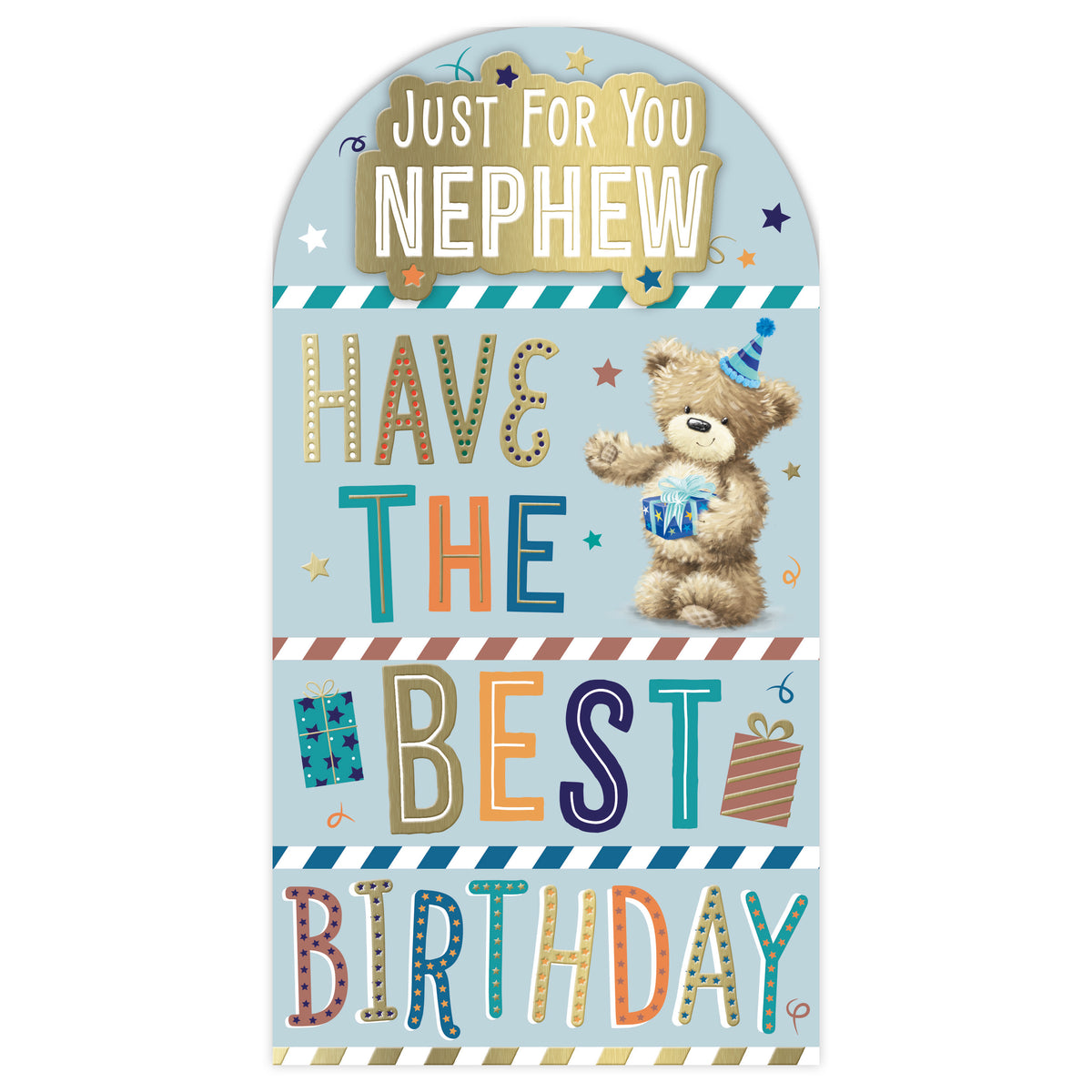 Prelude Platinum C55 Birthday Nephew 6pk