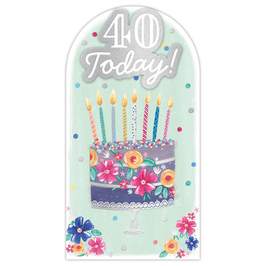 Prelude Platinum C55 Birthday Age 40 6pk