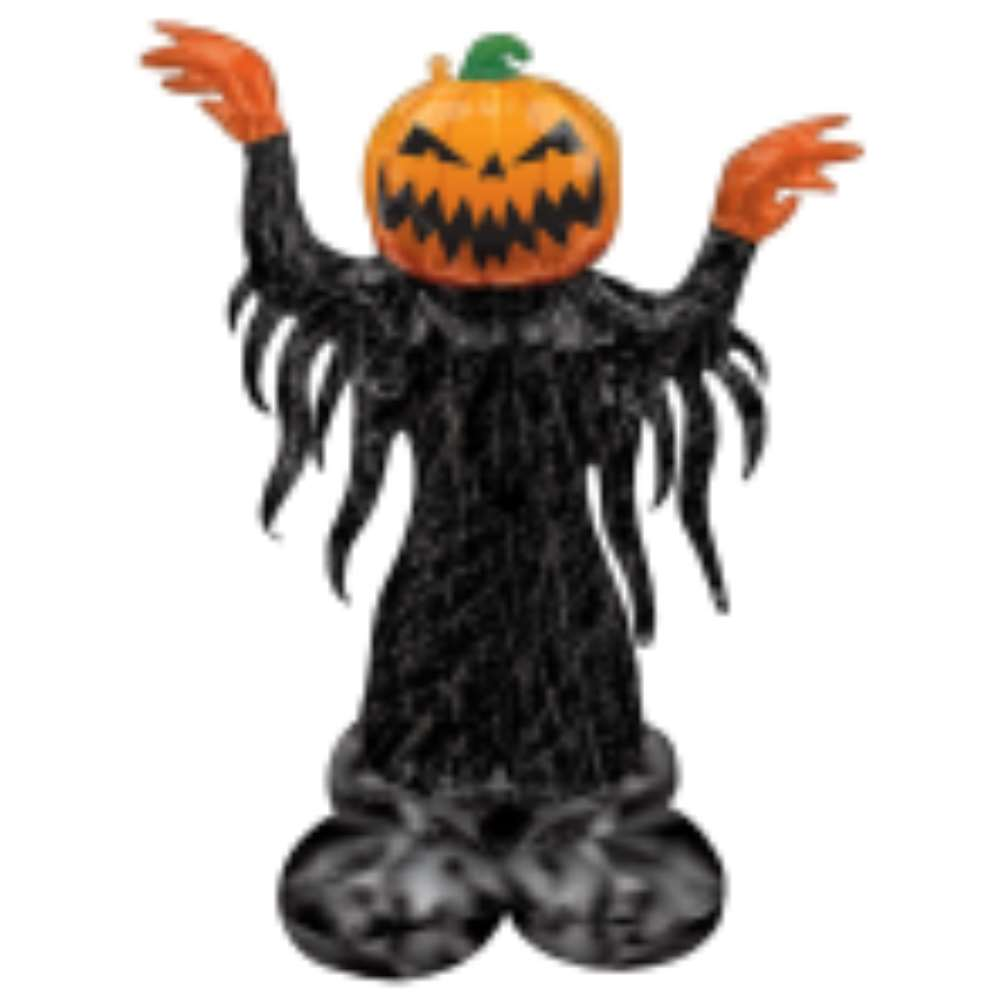 Anagram Pumpkin Ghost 53" Airloonz Foil Balloon