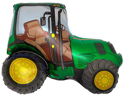 Flexmetal Foil Balloon Tractor Green 30
