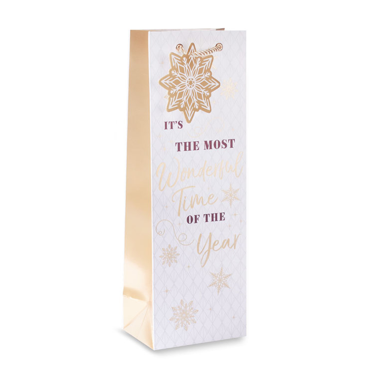 Gift Bag Most Wonderful Time Bottle 6pk