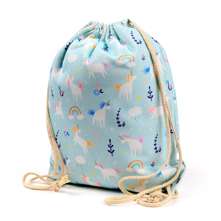 Canvas Drawstring Bag Unicorn Magic