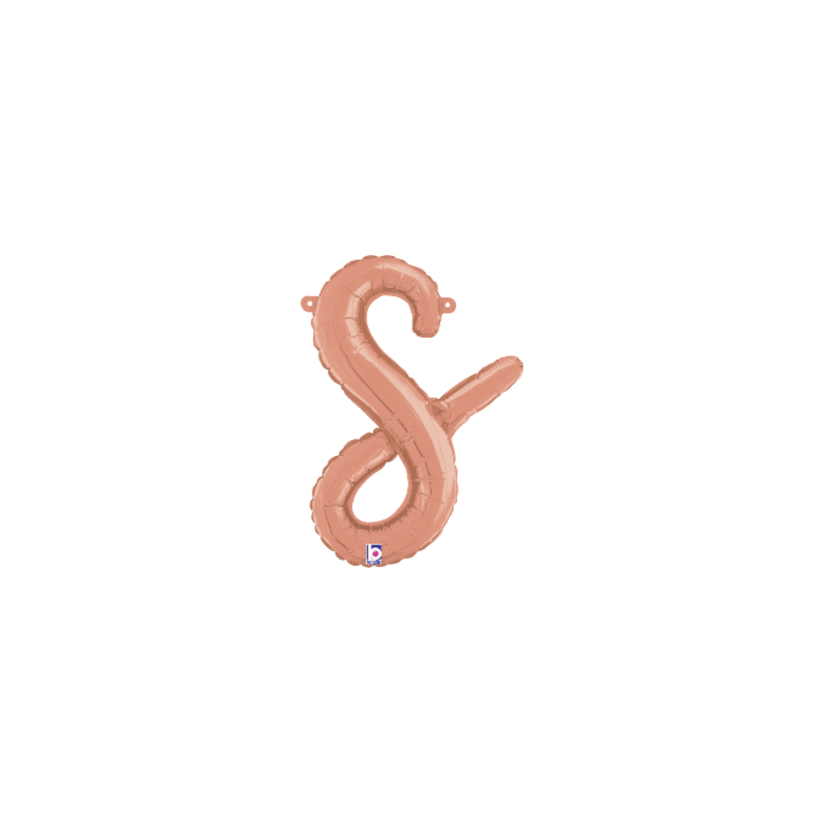 Grabo Foil Balloon Rose Gold 14" Letter S