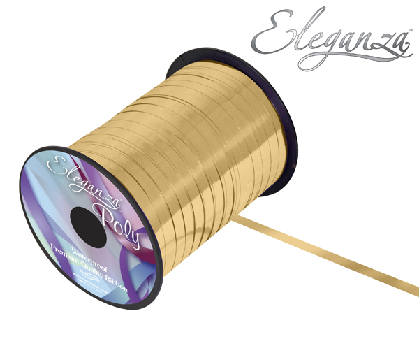 Eleganza Ribbon Metallic Gold 5mm x 250yds