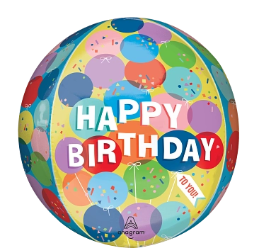 Anagram Sunny Birthday 16" Orbz Balloon