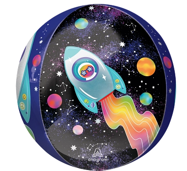 Anagram Foil Balloon Orbz Outer Space 16