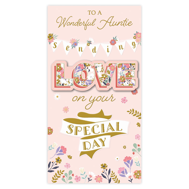 Prelude C55 Birthday Auntie 6pk