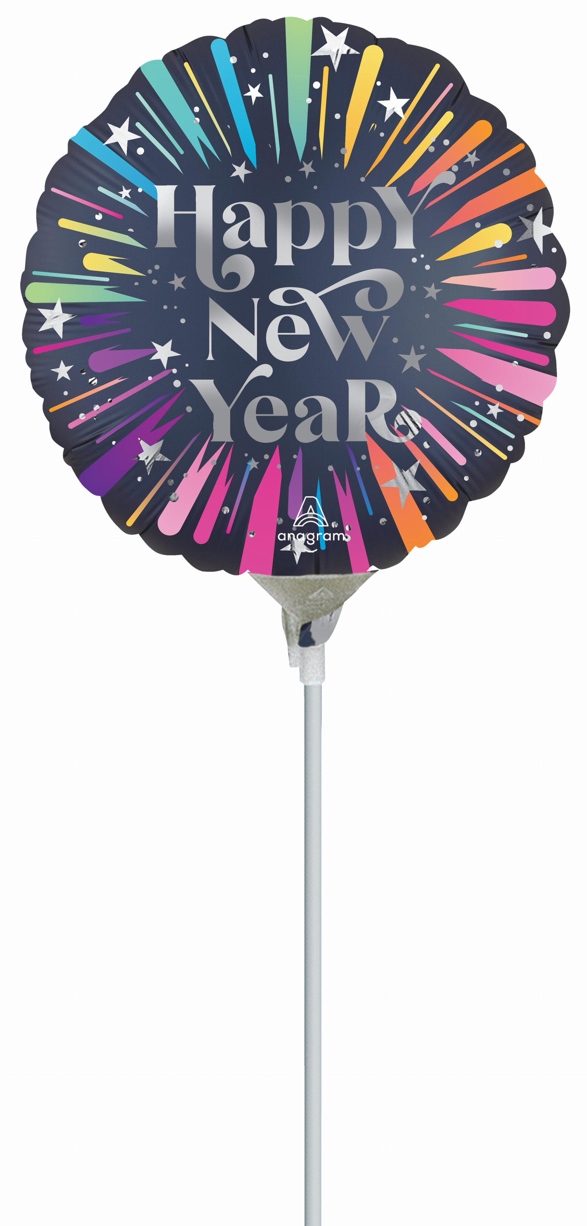 Anagram New Years Blast 9" Air Fill Foil Balloon