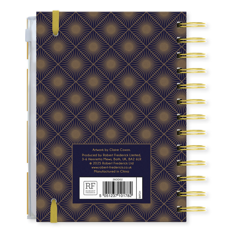 Diary Organiser Claire Coxon Art Deco 2027