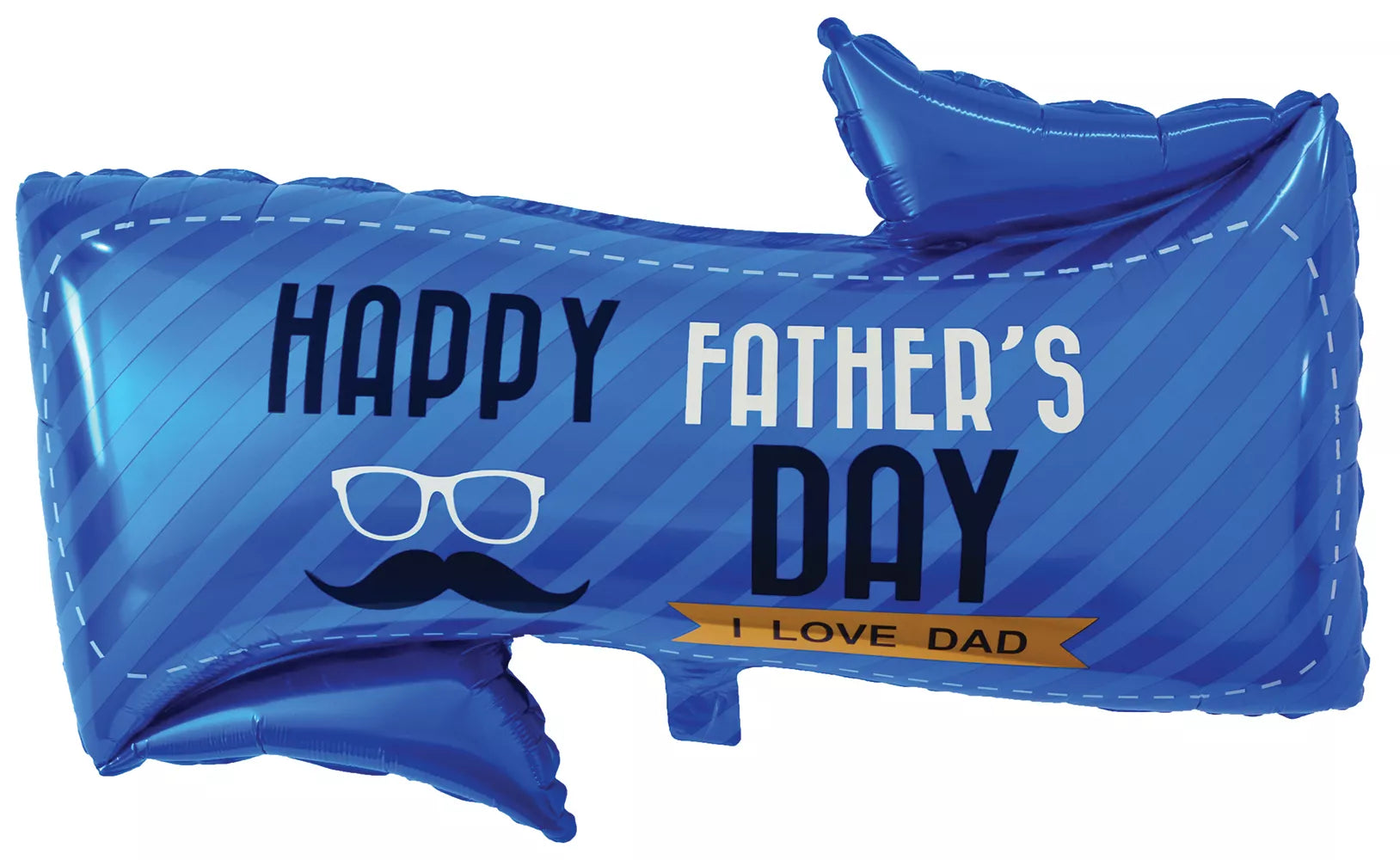 Sensations Father's Day foil balloon, 33-inch size, featuring festive design for celebrating dads.