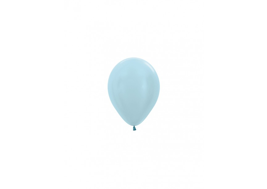 Sempertex 50 Pack Latex Balloons Pearl Blue 5