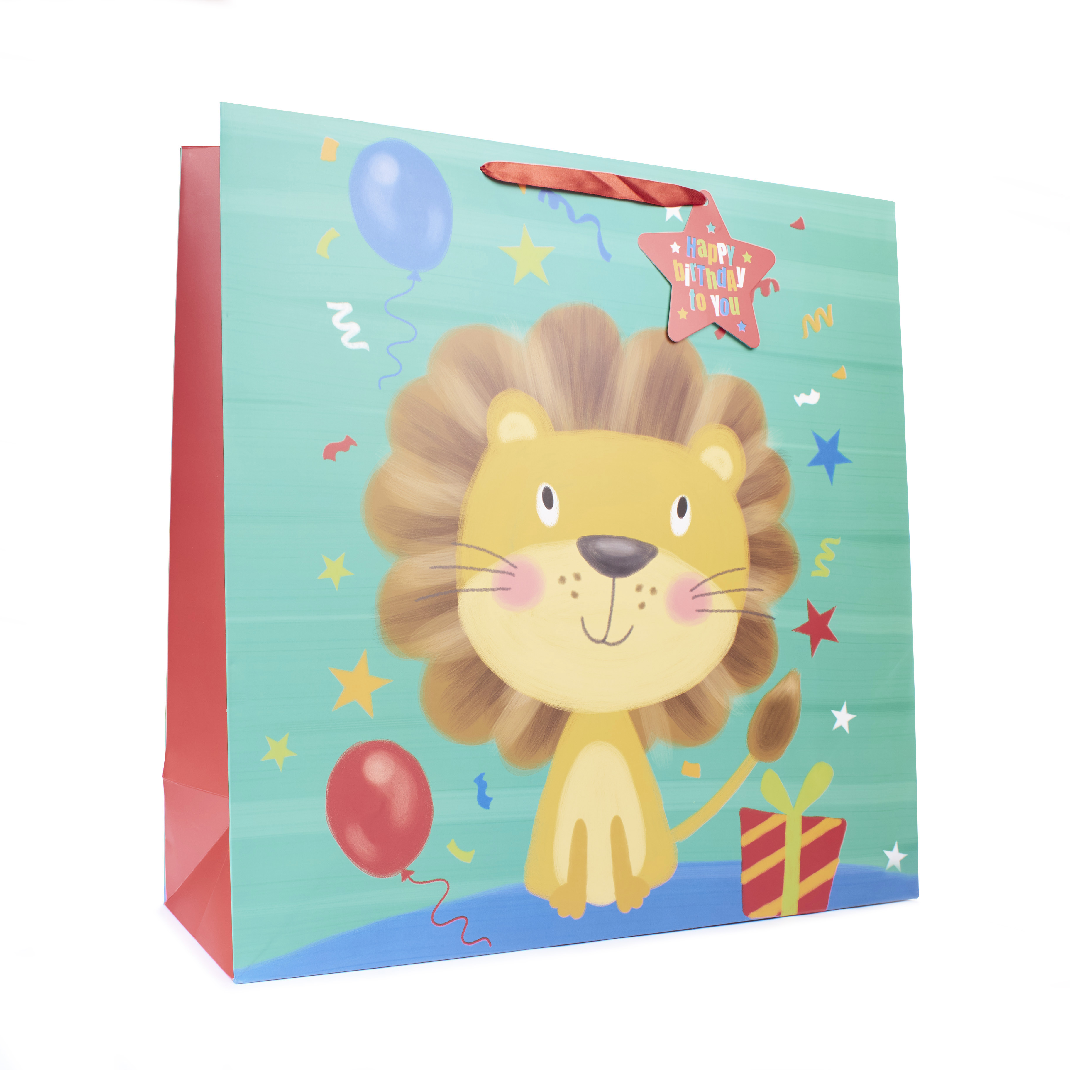 Tiger Feet Gift Bag Lion Giant 6pk