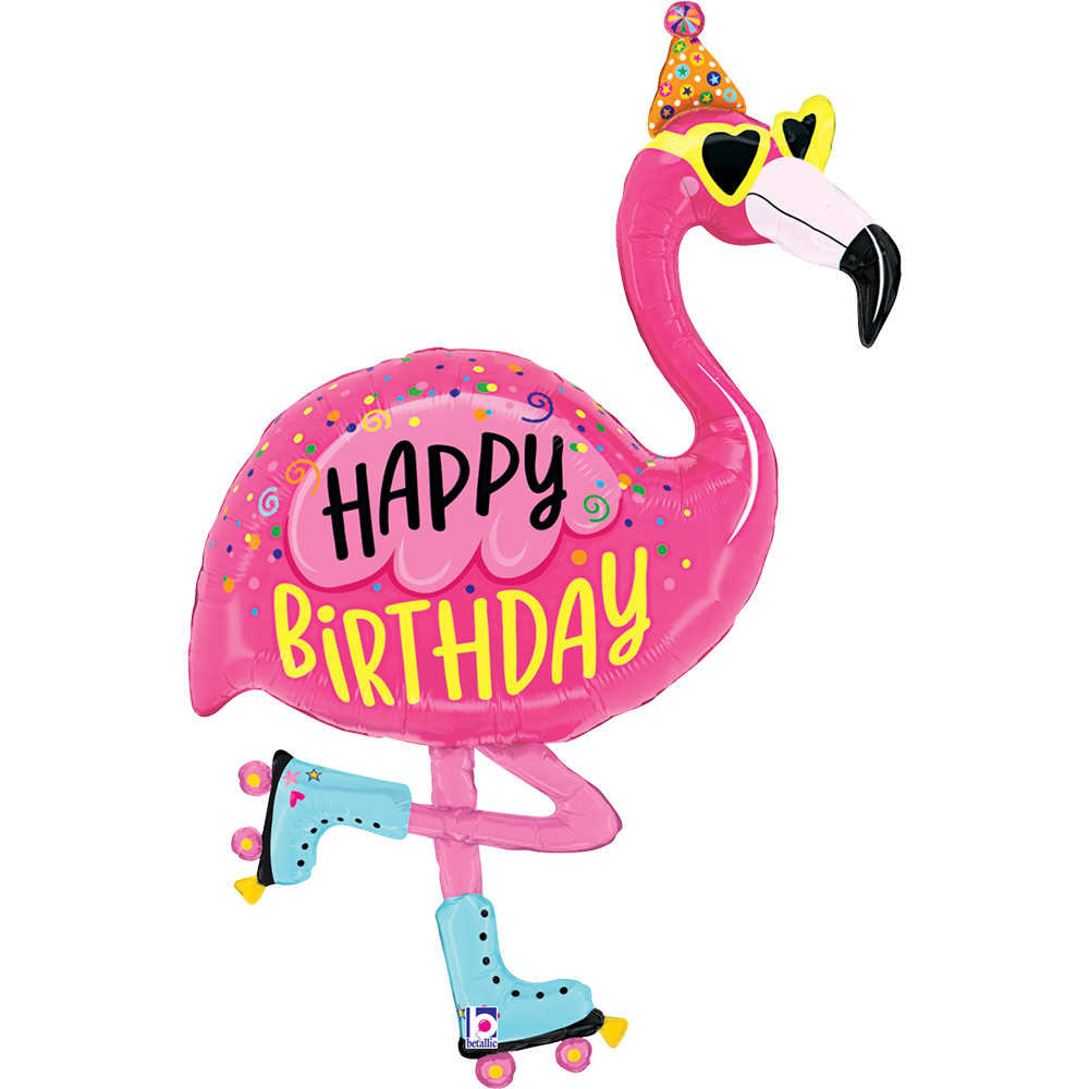 Grabo Foil Balloon Flamingo Birthday 42