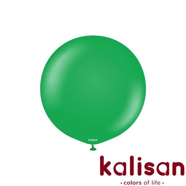 Kalisan Standard Green 24" Latex Balloons 2pk