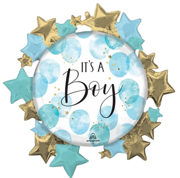 Anagram Baby Boy Blue 30" Foil Balloon
