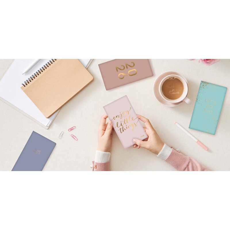 Diary Slim WTV Fabric Fashion Assorted 2027 24pk