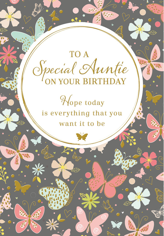 Poppyhill C50 Birthday Auntie 12pk