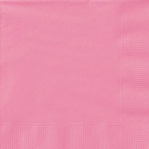 Unique 50 Pack Luncheon Napkins Hot Pink