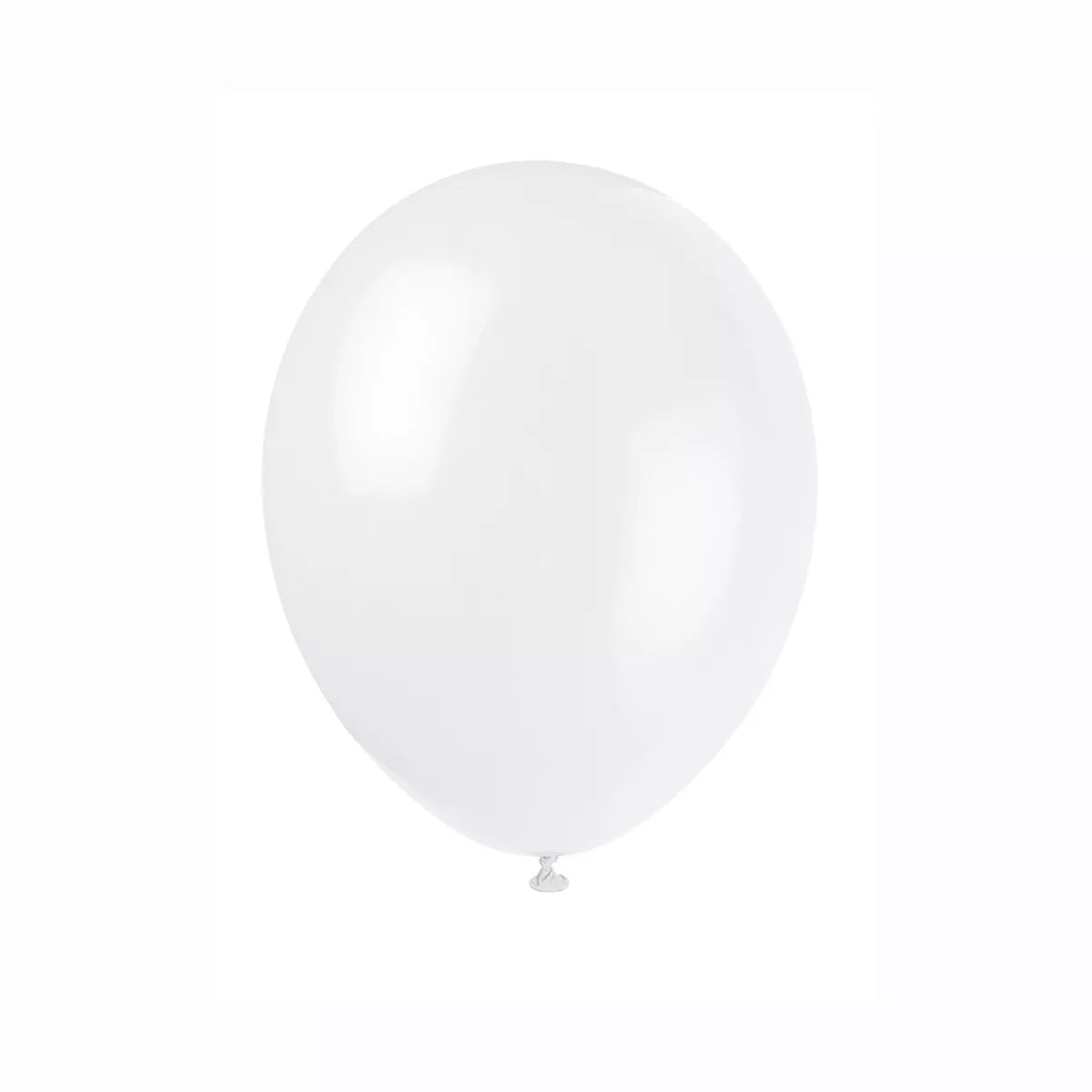 Unique Linen White 12" Latex Balloons 50pk