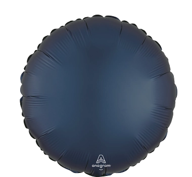 Anagram Foil Balloon Satin True Navy Round 18