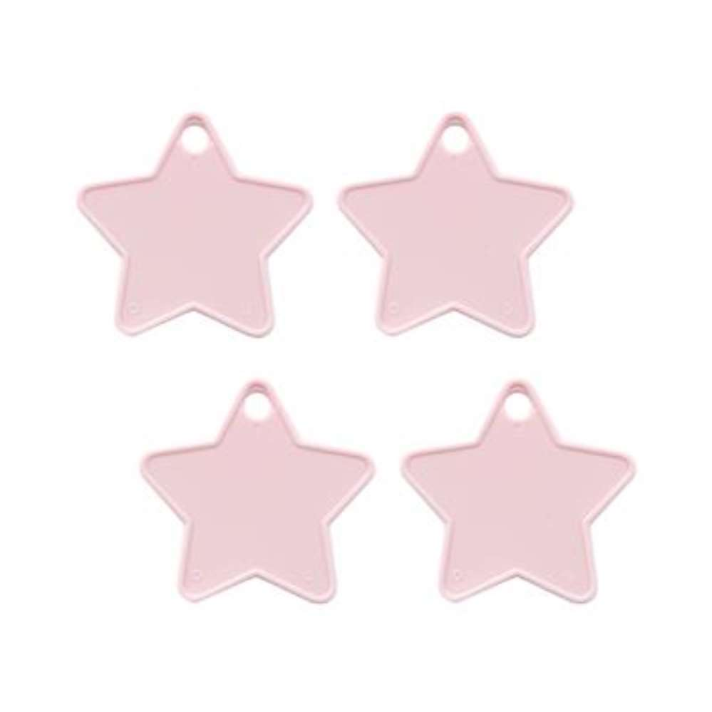 Sear 100 Pack Balloon Weight Star Pastel Pink 8g