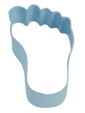 Blue Baby Footprint Cookie Cutter
