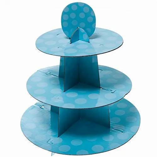 Baby Shower Blue Cupcake Stand
