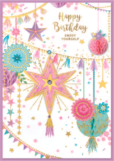 Isabel's Garden C50 Birthday Open 6pk