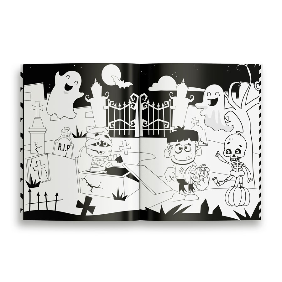 Eurowrap Colouring Book Halloween