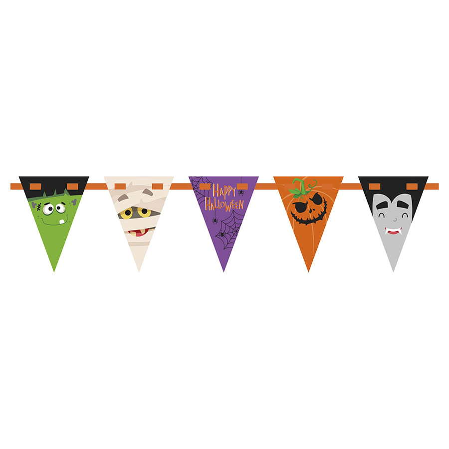 Eurowrap Banner Halloween Character 15x11x220cm