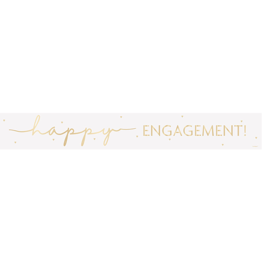 Unique Banner Happy Engagement 9ft