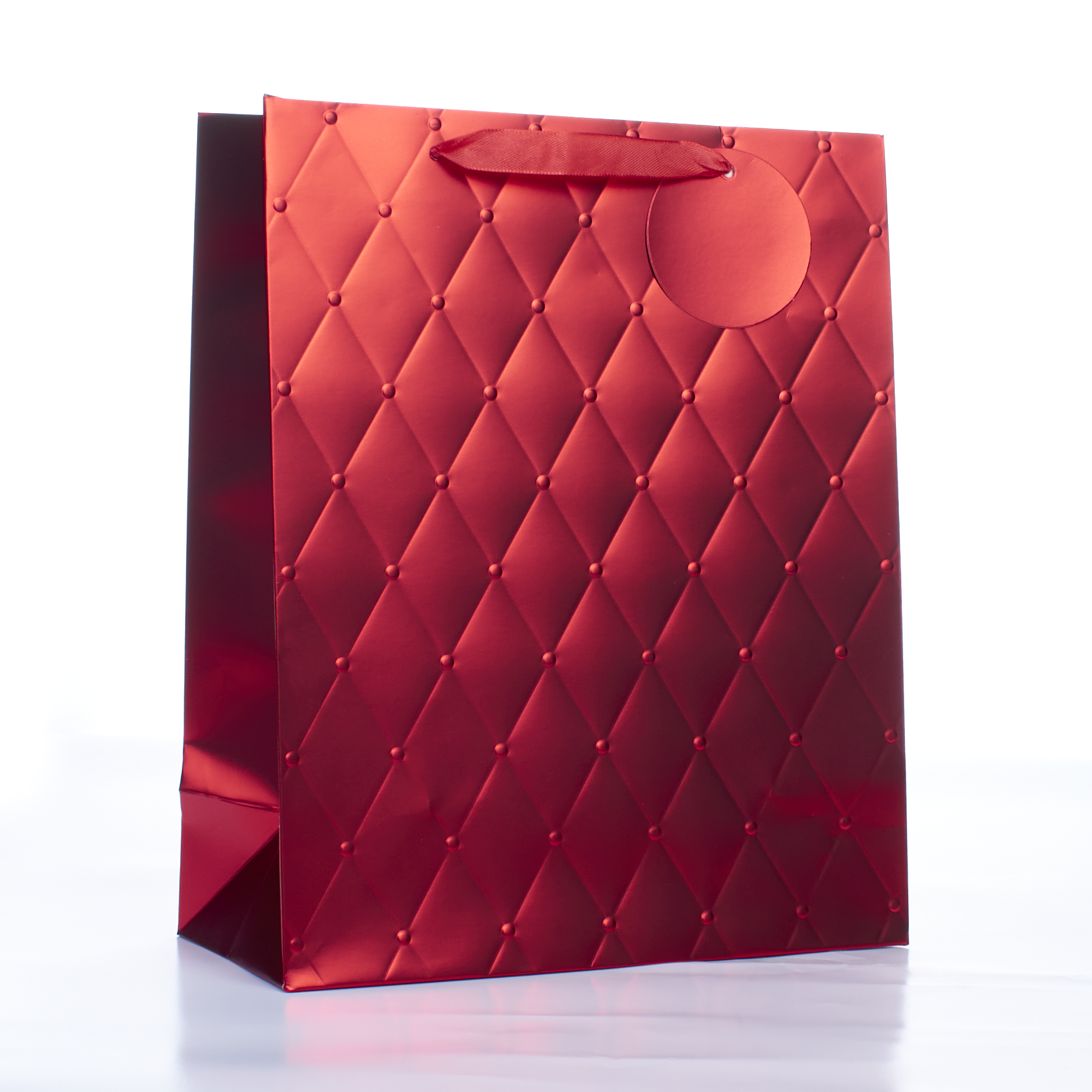 Tulip 6 Pack Gift Bags Red Foil Embossed Large