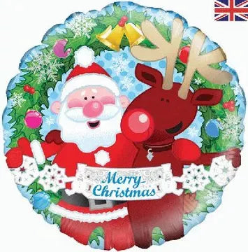 Oaktree Christmas Friends 18" Foil Balloon