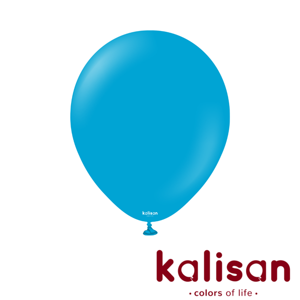 Kalisan Standard Caribbean Blue 12" Latex 100pk