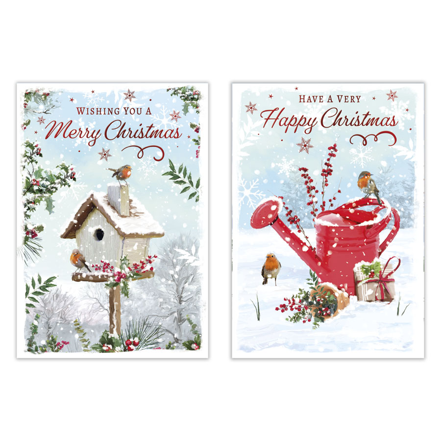 Poppyhill 12 Pack Cards C50 Christmas Open