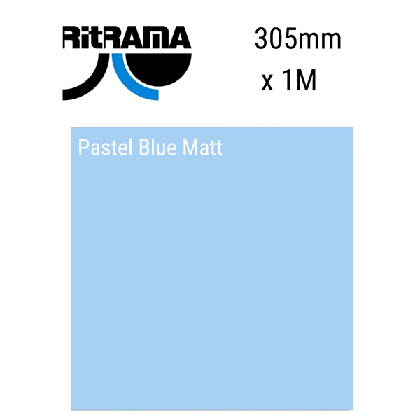 Ritrama Vinyl M Grade Matt Pastel Blue 305mm x 5m