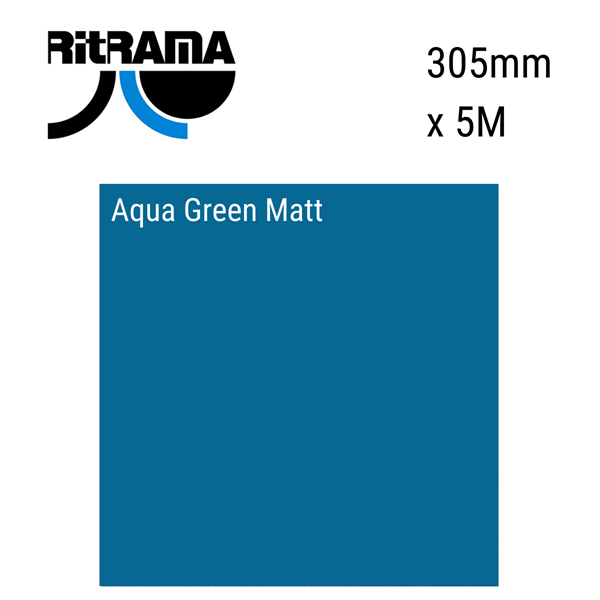 Ritrama Vinyl M Grade Matt Aqua Green 305mm x 5m