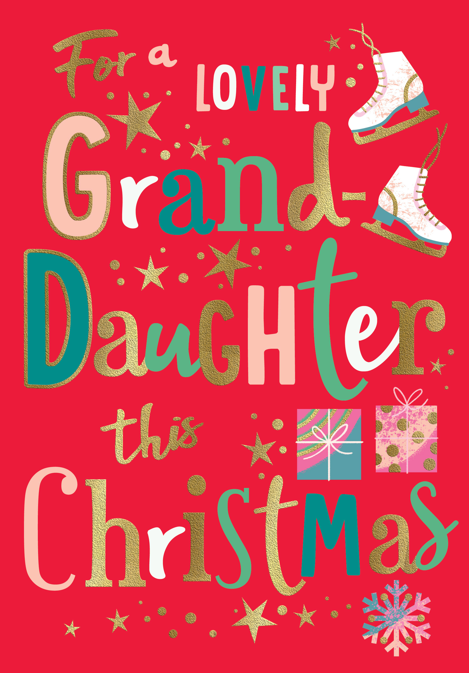 Regal 6 Pack C75 Cards Christmas Granddaughter