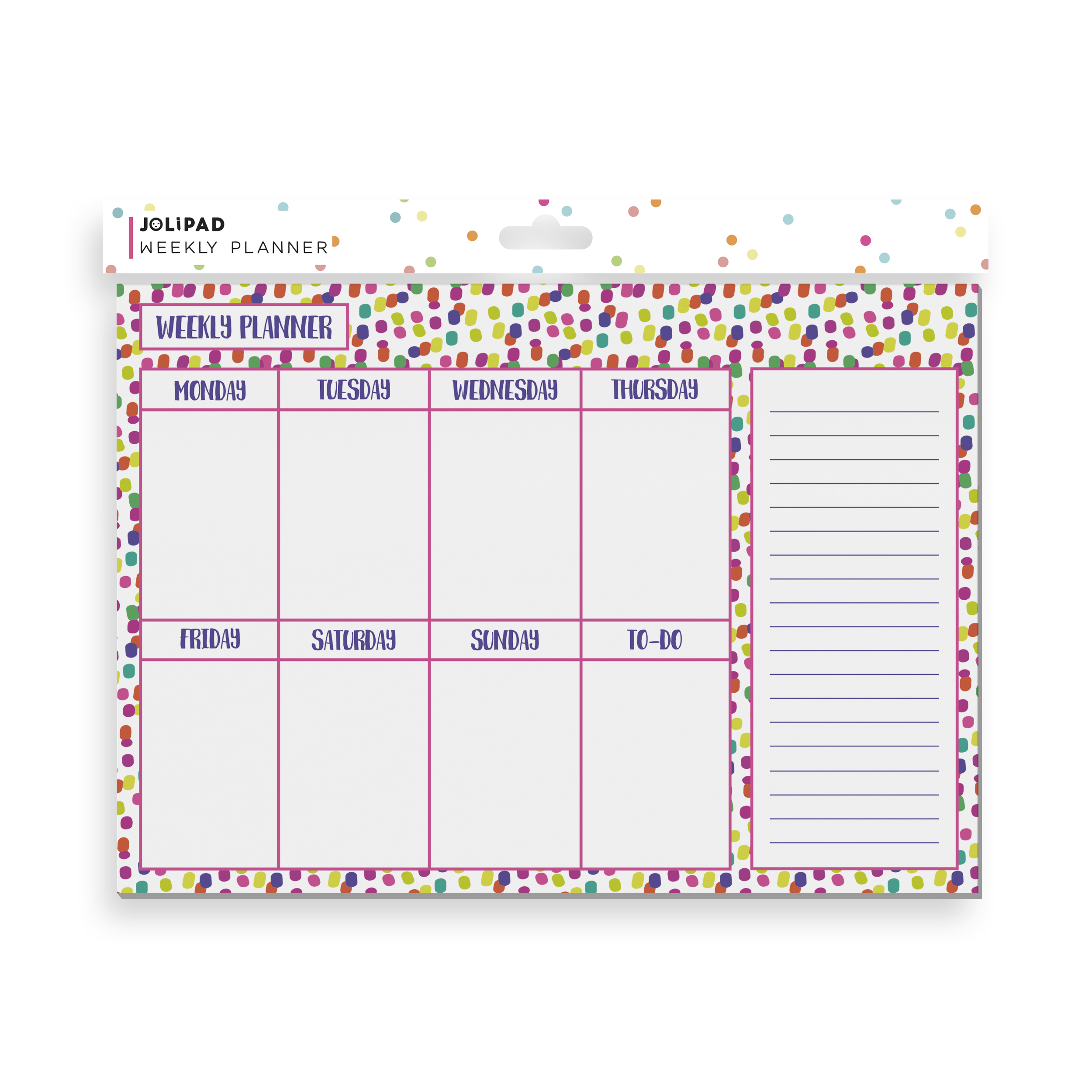 Eurowrap Weekly Planner A4 Mono Spots 52 Sheets