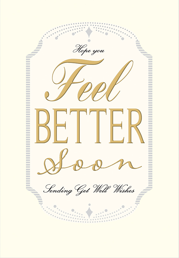 Regal 6 Pack Cards 9x6 Get Well