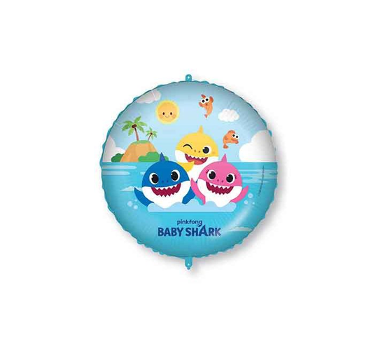 Procos Foil Balloon Baby Shark 18"