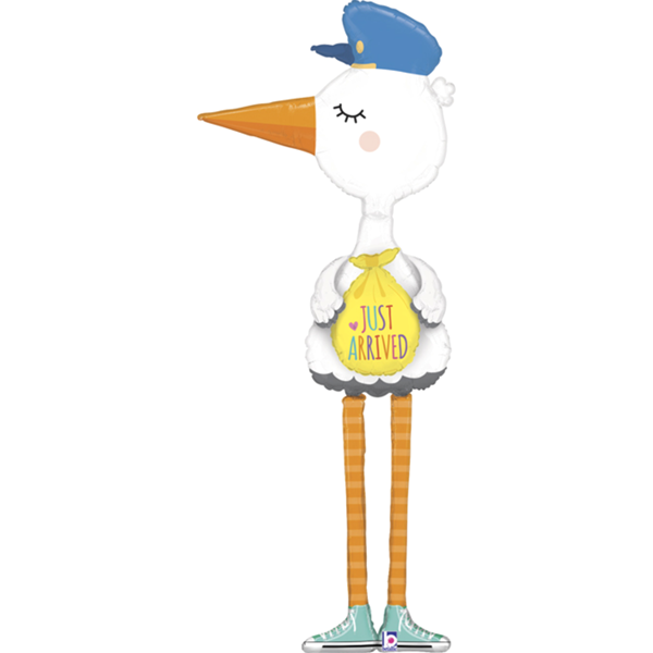 Special Delivery 6ft Stork Foil Balloon