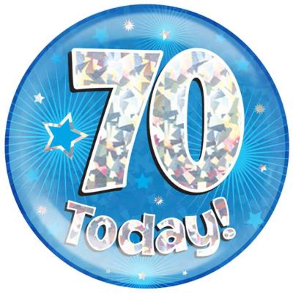 Oaktree Badge 70 Today Blue Jumbo 6