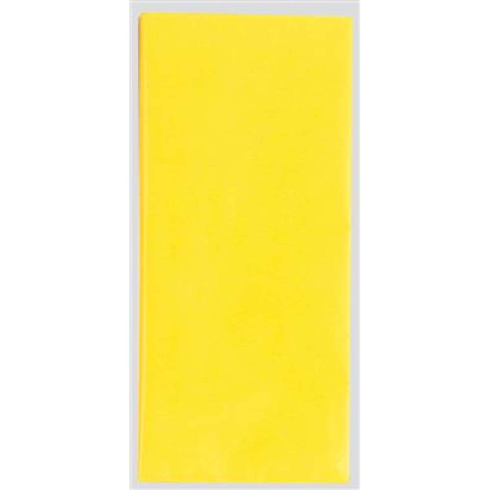 Yellow County Stationery tissue paper, 50cm x 75cm, crepe texture, 12-pack for gift wrapping and craft projects.