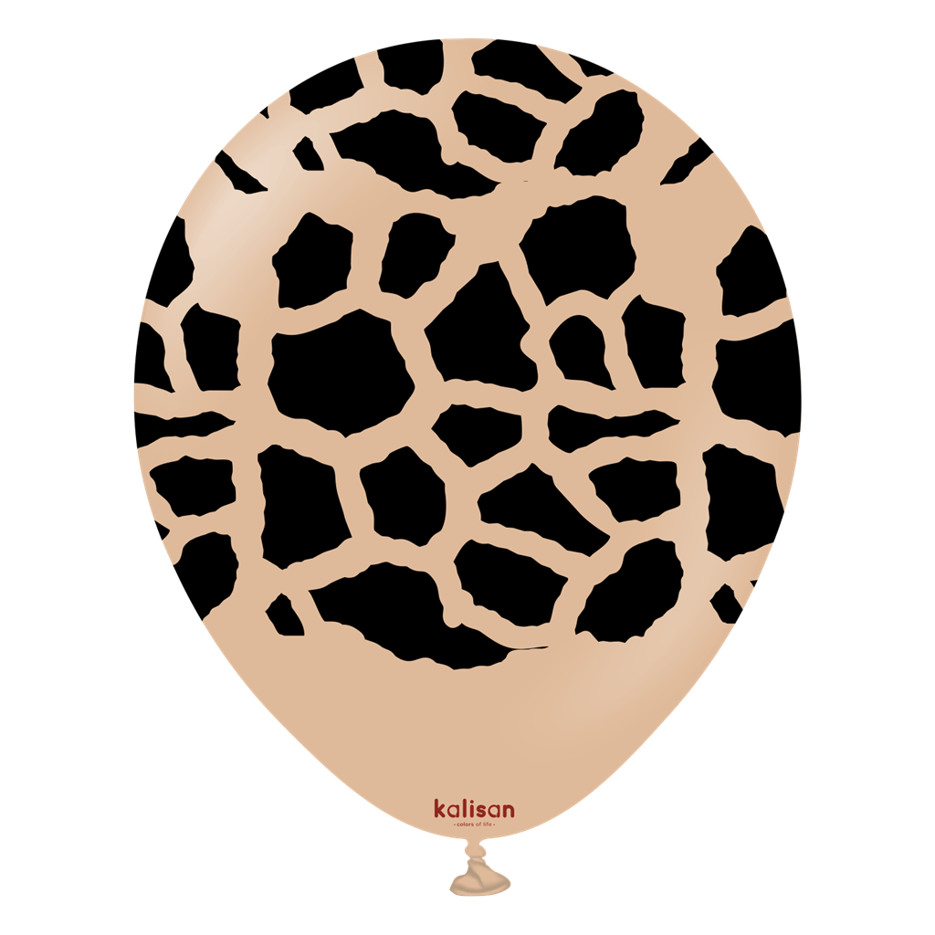 Kalisan Safari Giraffe Desert Sand 11" Latex 25pk