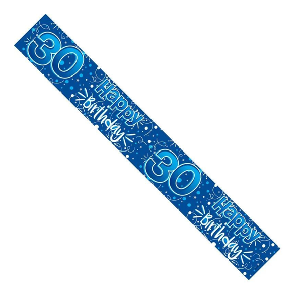 APAC Banner Age 30 Blue 9ft