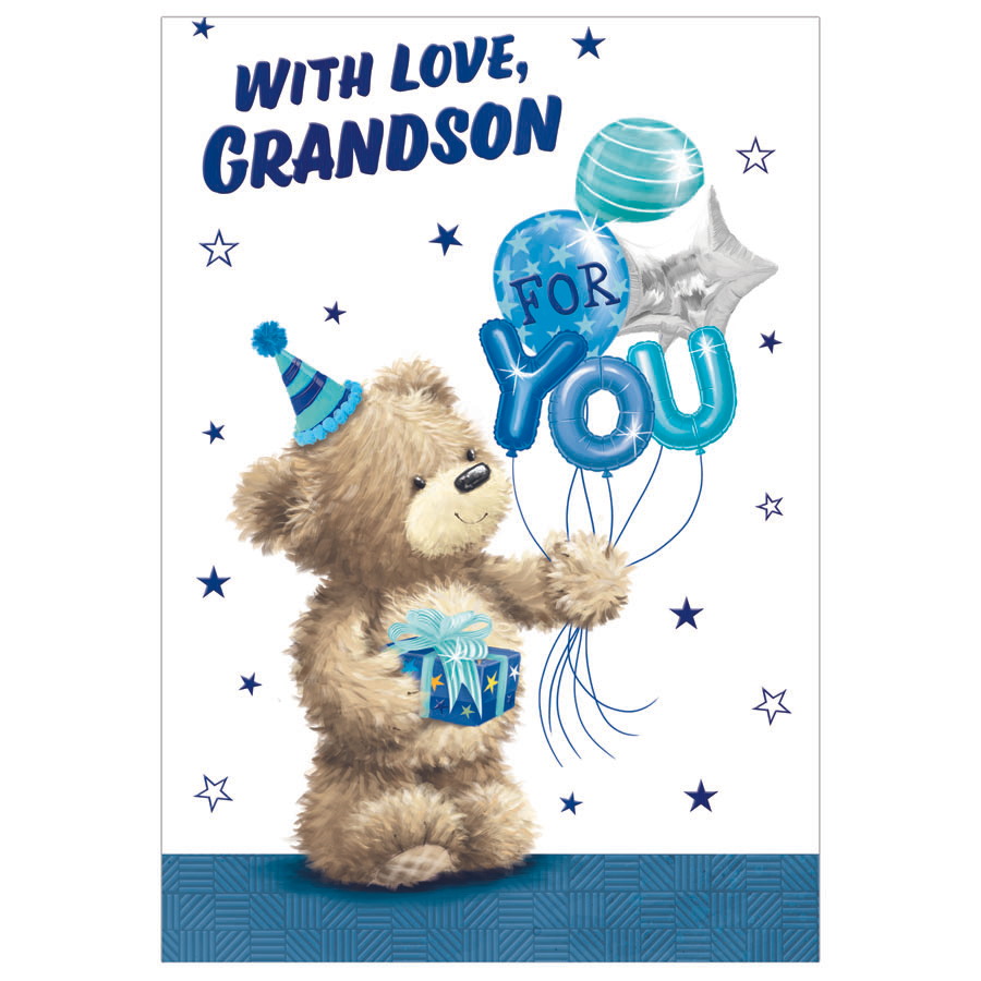 Kingsley 6 Pack Cards C50 Birthday Grandson