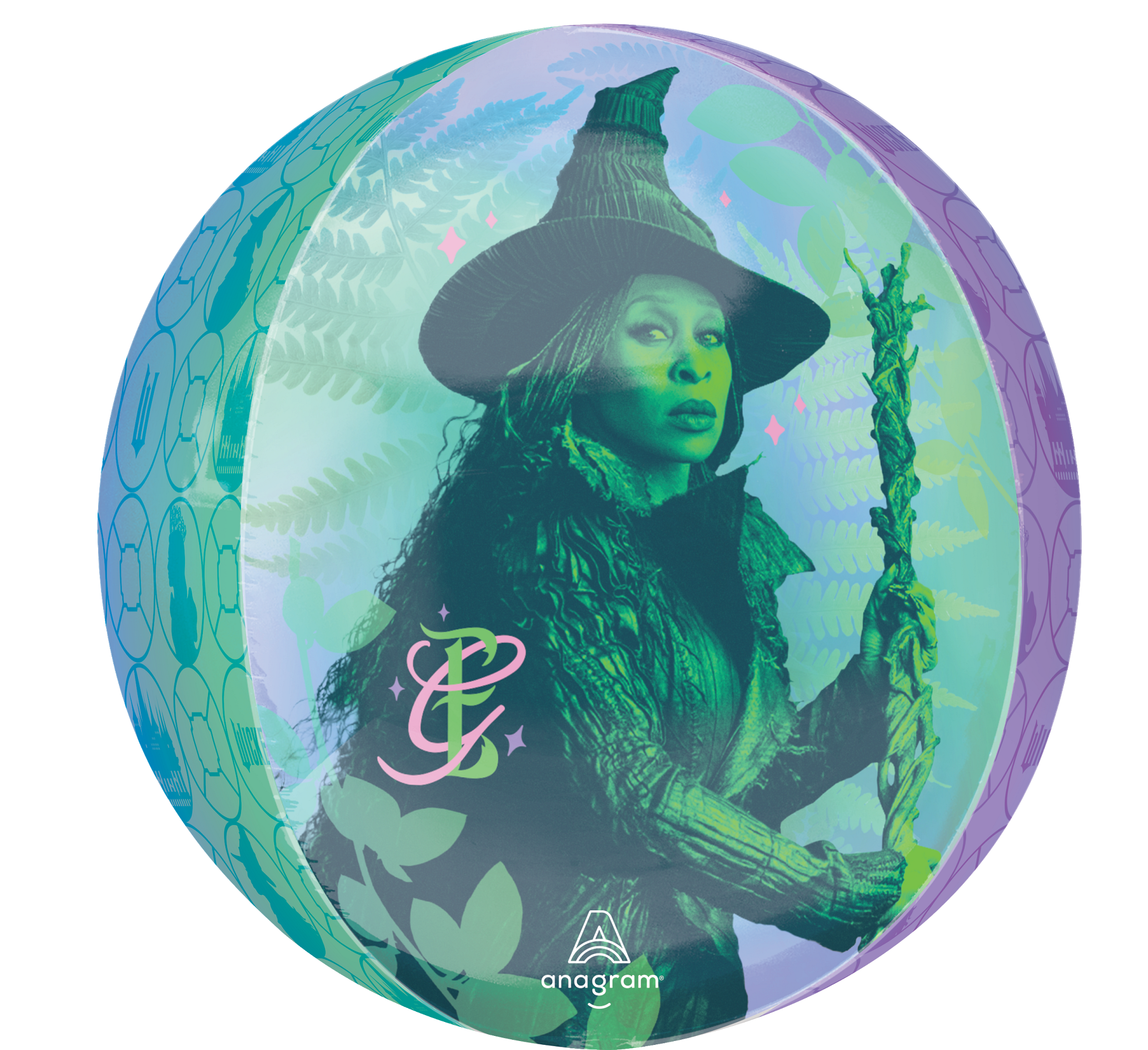 Anagram Foil Balloon Orbz Wicked: For Good 16"